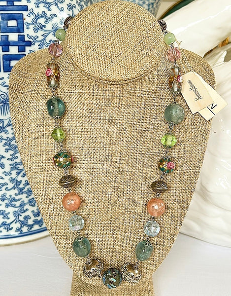 Vintage, one-of-a-kind, handmade designer, necklace by Ann Cochin.
