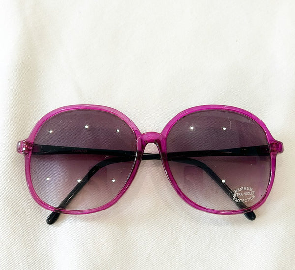 Vintage sunglasses- approx 6” x 2.5”maximum ultra violet protection sticker still attached.