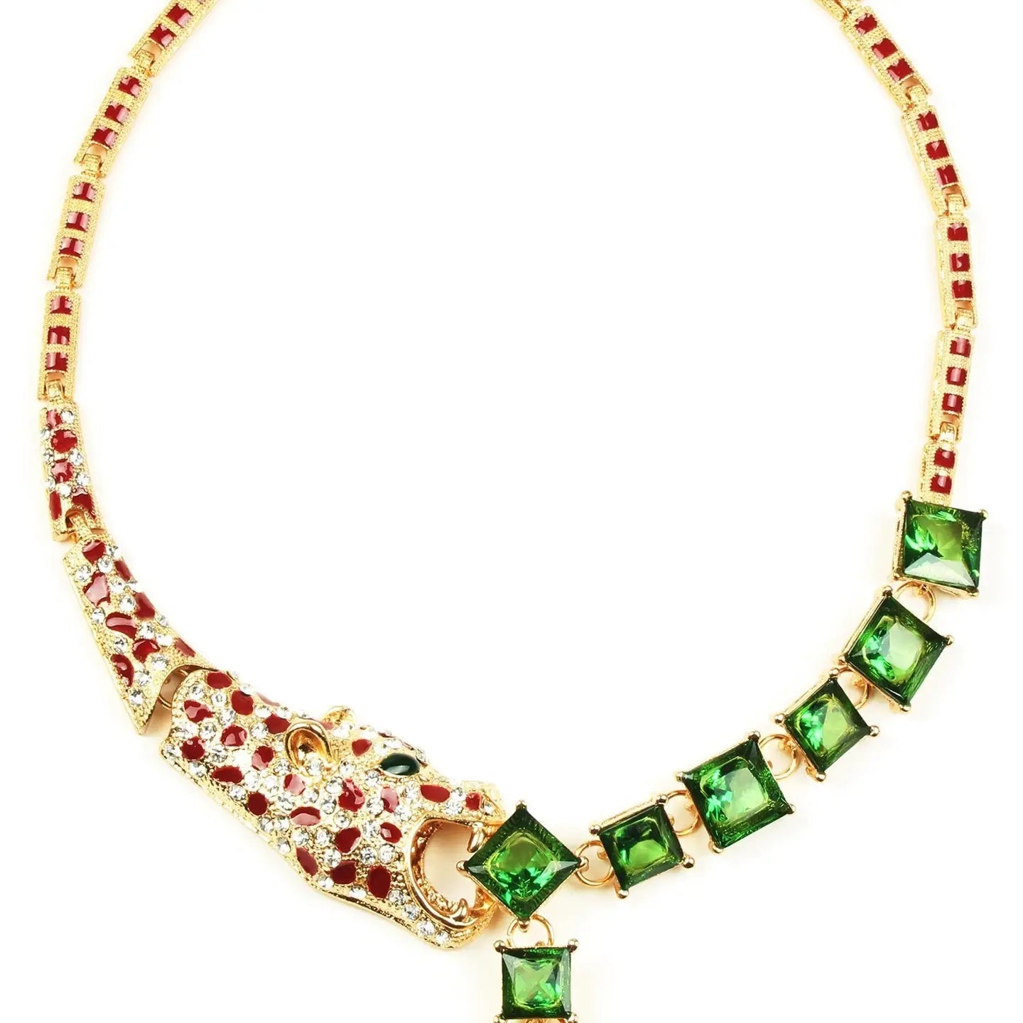 Lynx head pendant necklace!