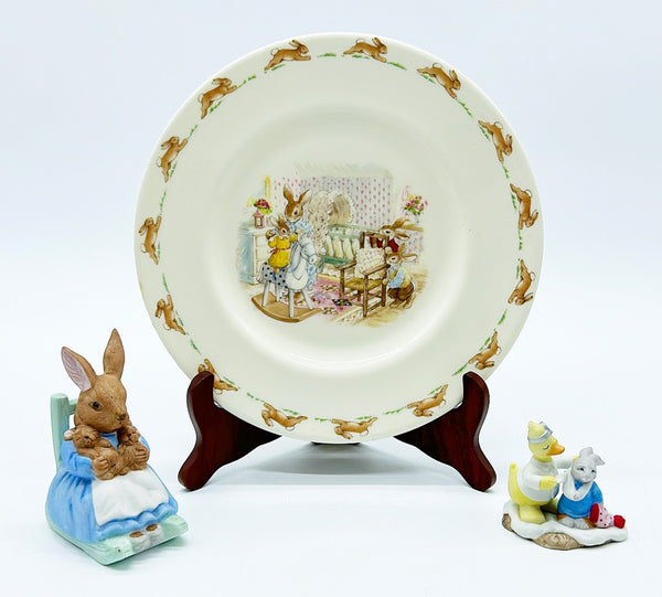 Vintage collection of Beatrix Potter pieces.