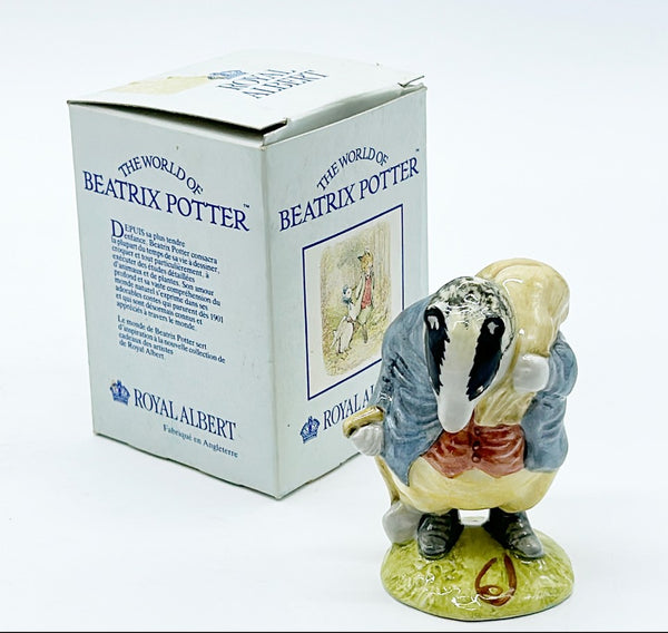Vintage Beatrix Potter figure - Tommy Brock.