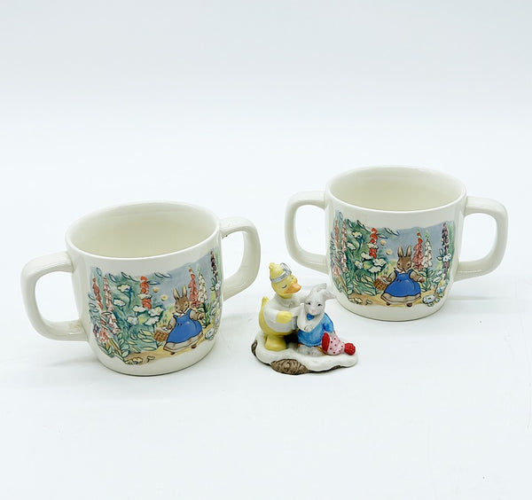 Vintage Beatrix Potter pieces - 3 pieces total.