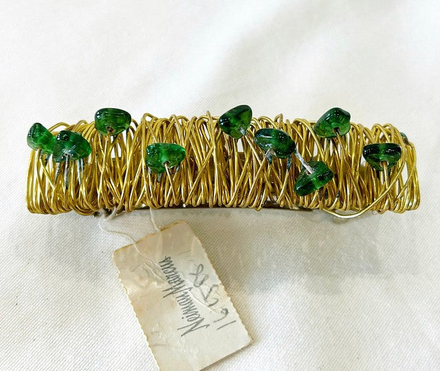 Vintage designer hair barrette from Neiman Marcus.