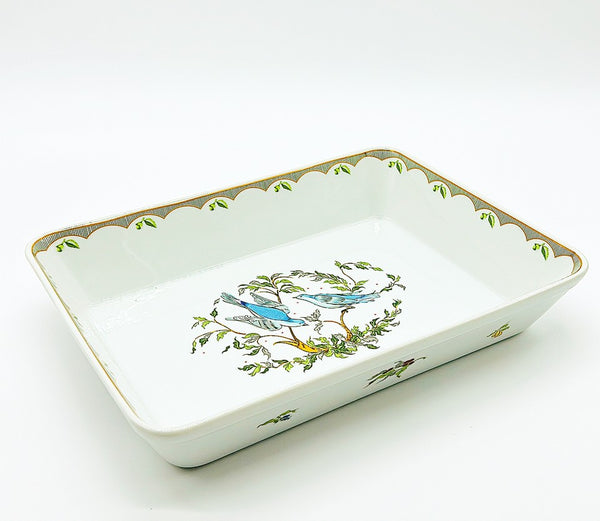 Vintage stamped Woodland Melody pattern by George Briard casserole dish.