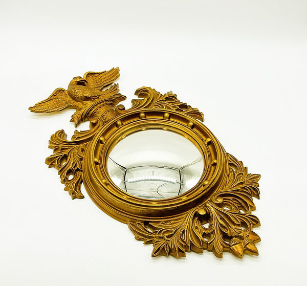 Vintage mid-century federal style American eagle decorative mirror.