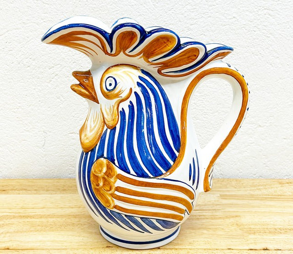 Vintage stamped made in Italy & number rooster style pitcher.