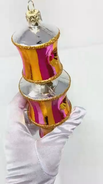 Hold Em Dazzler Holiday Polish Glass Christmas Ornament