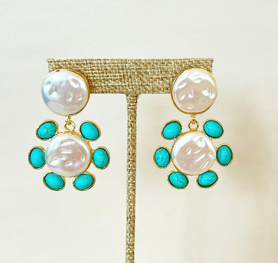 Fabulous statement size pierced earrings -