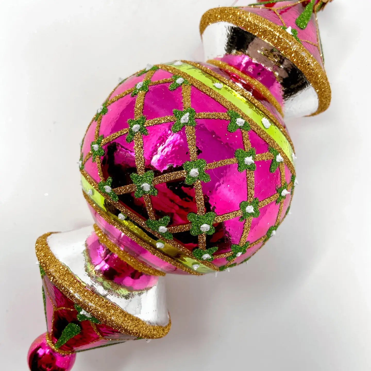 Miami Reflector Holiday Polish Glass Christmas Ornament