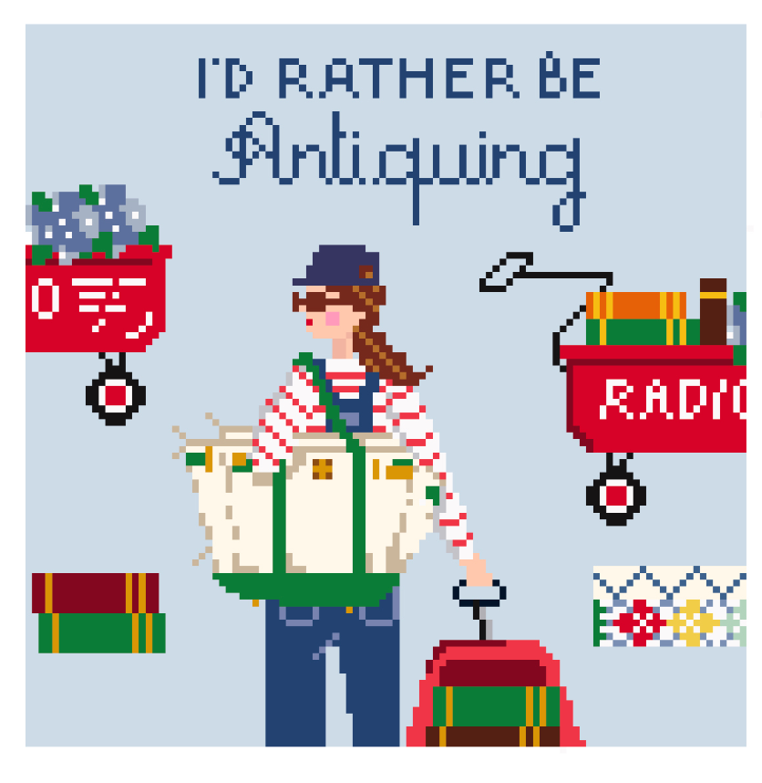 JV148 - Antiquing Needlepoint Canvas