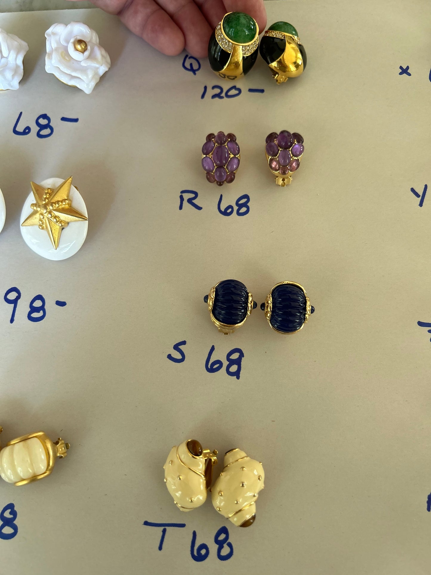 Sneak Peek - R - Earrings - Purple Earrings