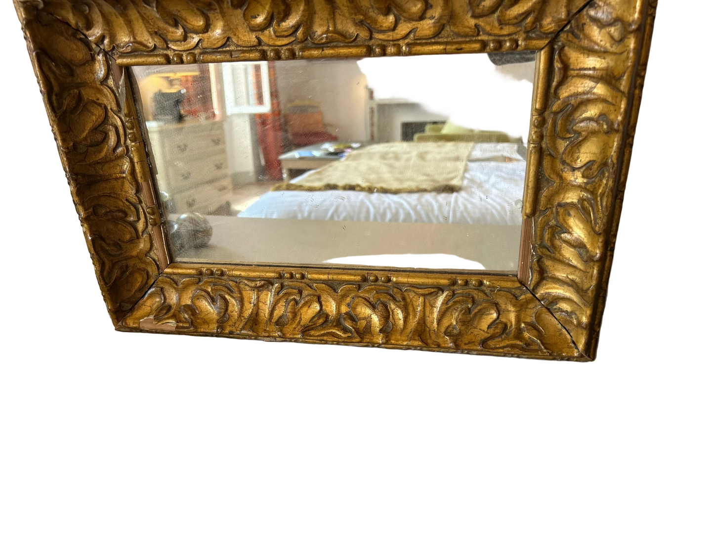 French giltwood mirror,