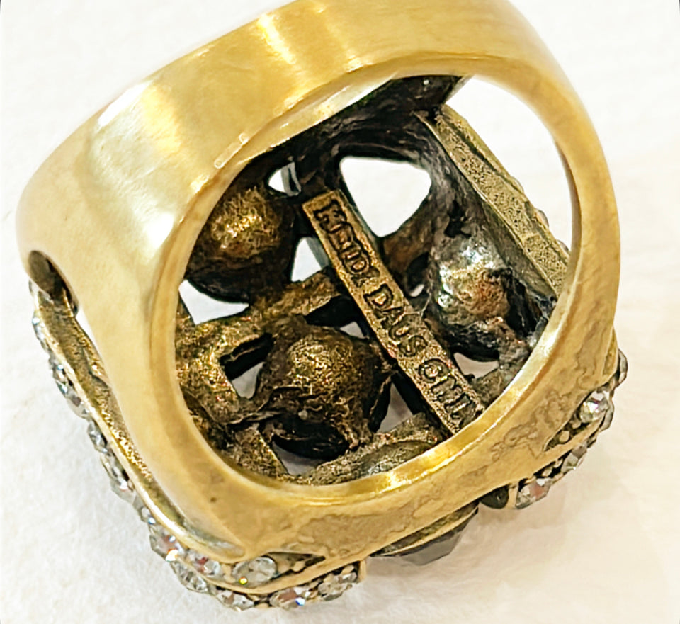 Vintage Heidi Daus cocktail ring