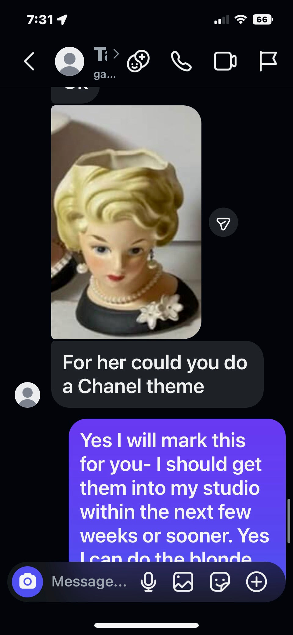 1/2 - CC Inspired - Lady Head -