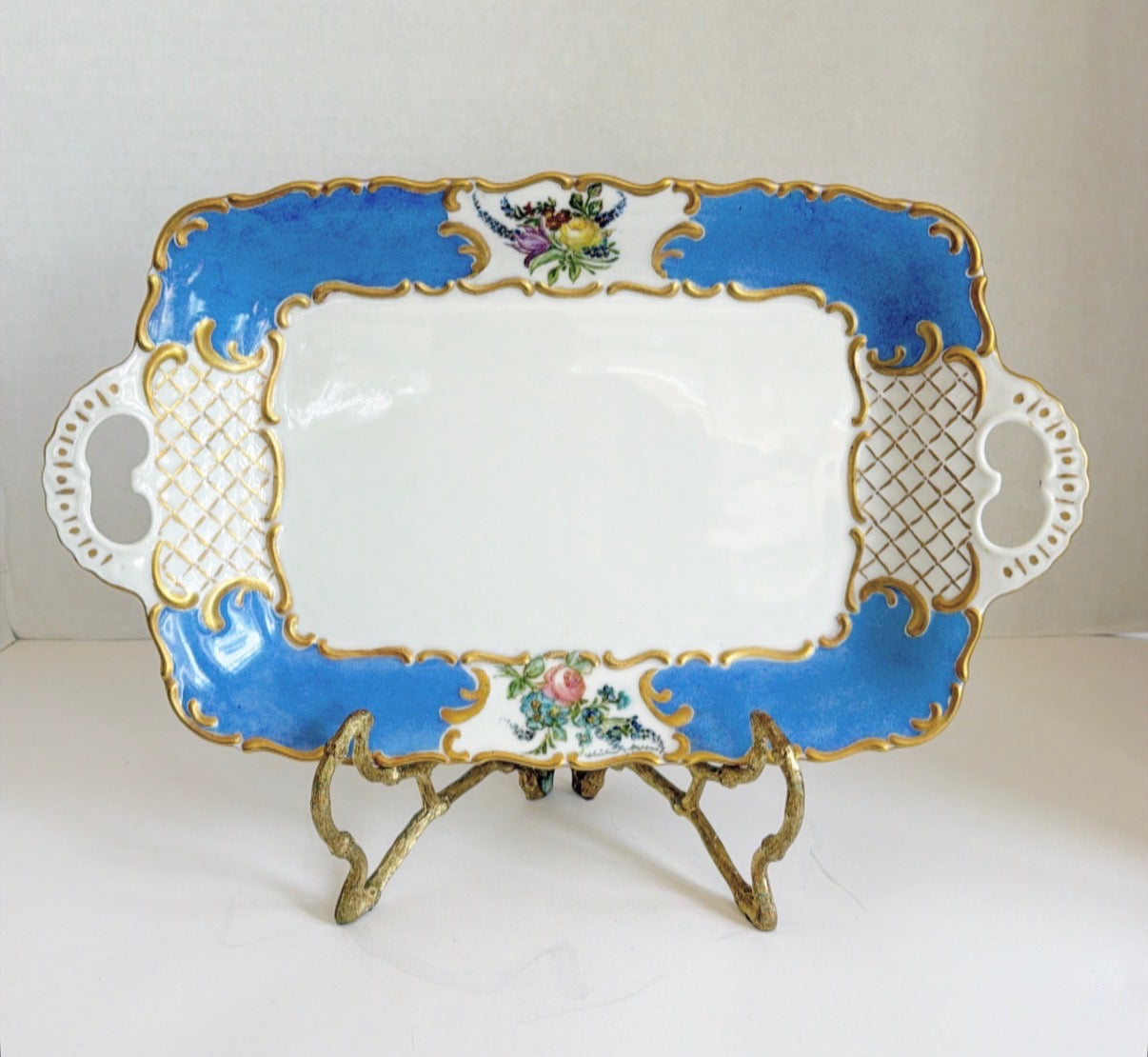 Antique rectangular shaped Bavaria platte