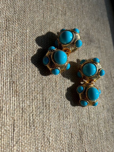 Turquoise Earrings - Drops
