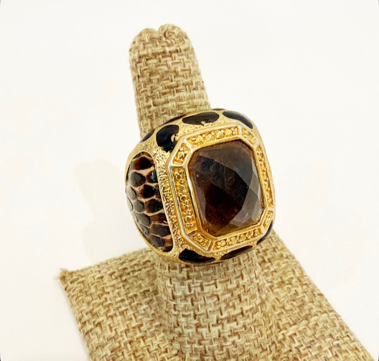 Large designer style cocktail ring