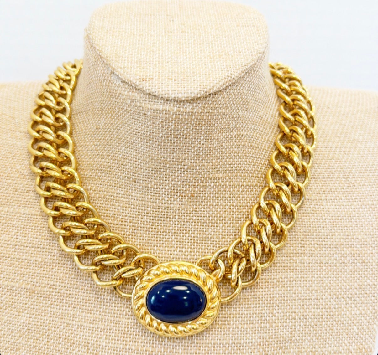 Vintage signed designer necklace by Monet.