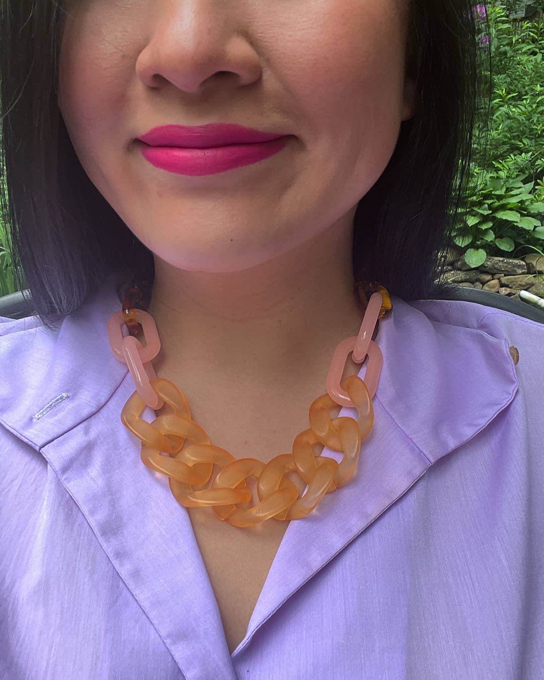 Infinite Colors Cami Necklace - Tortoise Shell Marigold