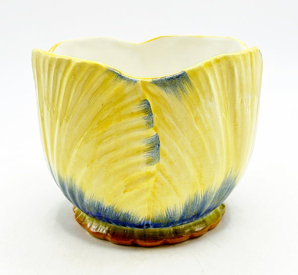 Tulip style made in Italy stamped decorative planter.