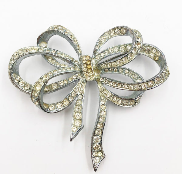 Beautiful vintage signed CAROLEE big bow style brooch