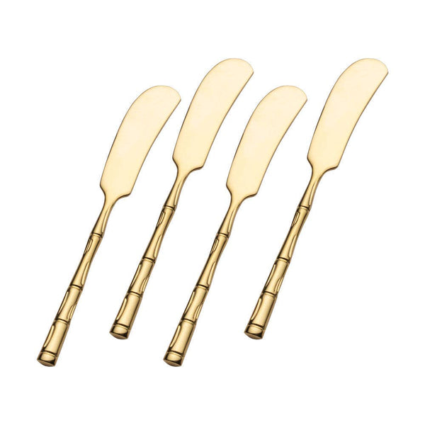 Wallace Bamboo Gold 18.10 S/4 Butter Spreaders