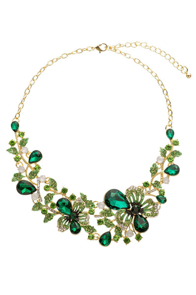 Madison Green Statement Necklace