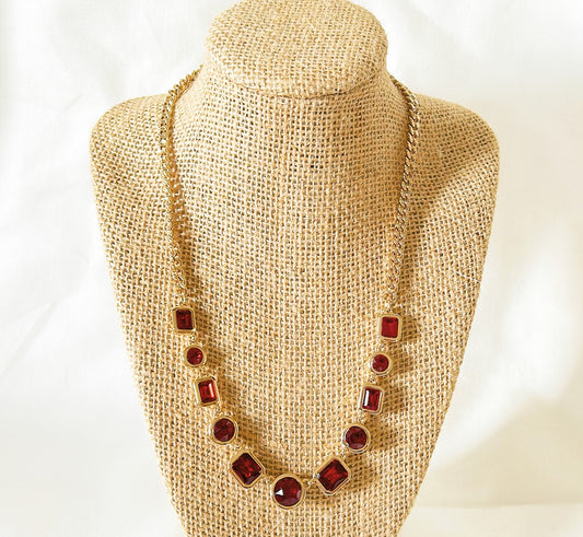 Fabulous signed Karl Lagerfeld designer couture necklace.
