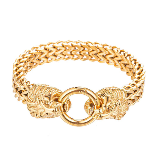 Lion head bracelet