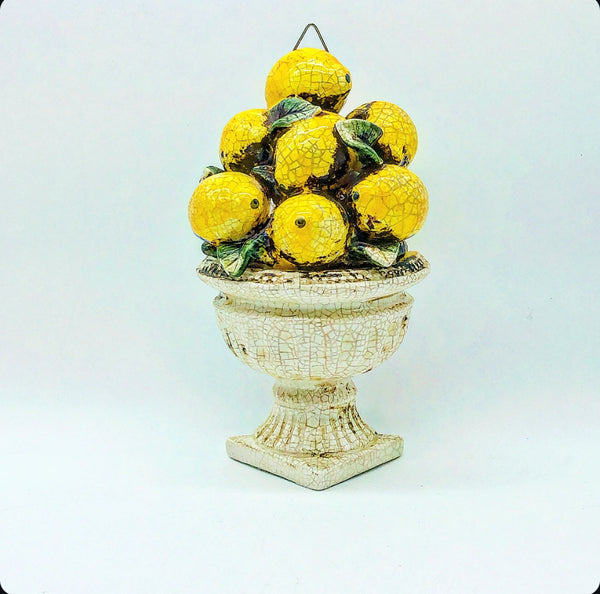 Vintage Ceramic Lemon Wall Decor