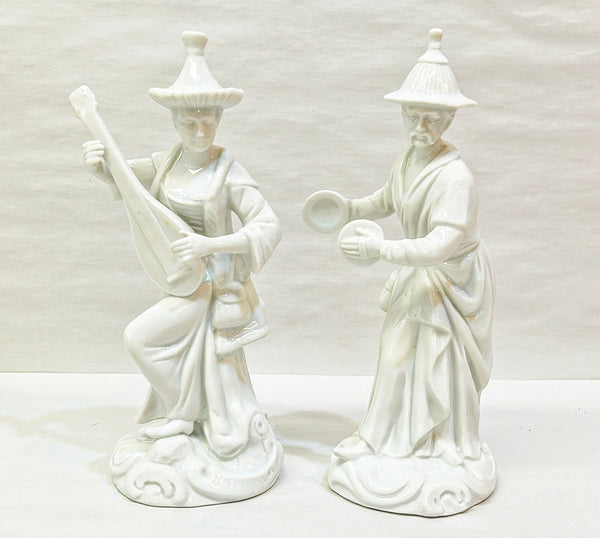 Vintage super rare blanc de chine Asian men figures.