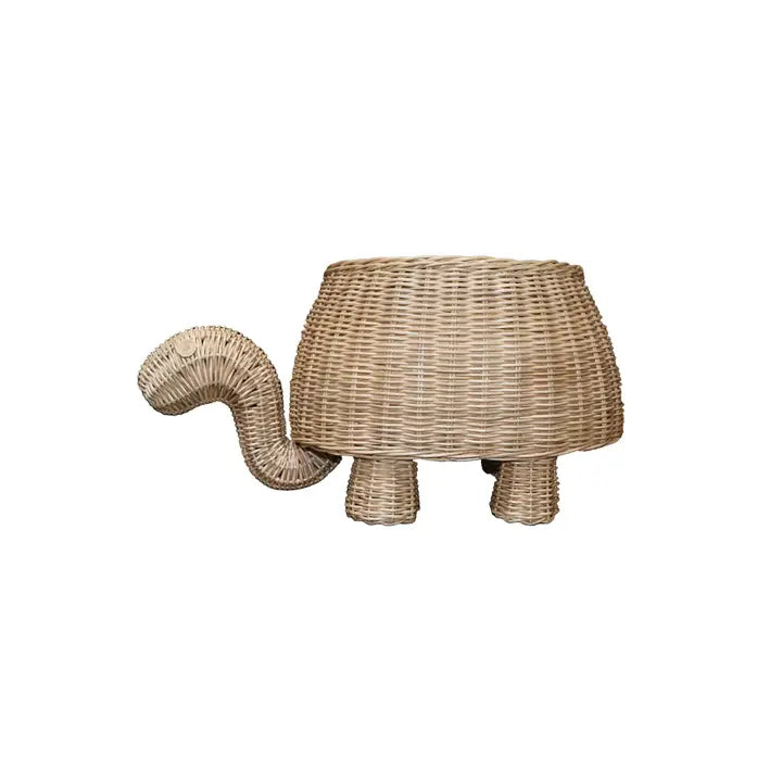 Turtle Rattan Basket