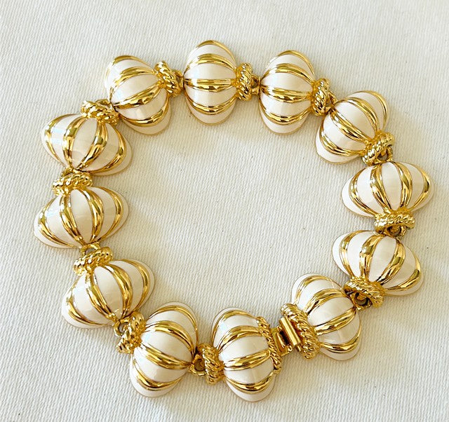 Vintage 90s signed Joan Rivers designer link bracelet