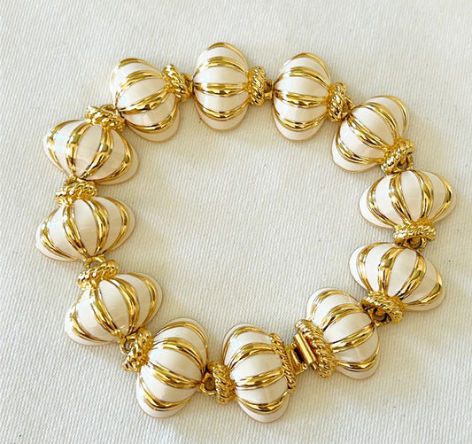 Vintage 90s signed Joan Rivers designer link bracelet