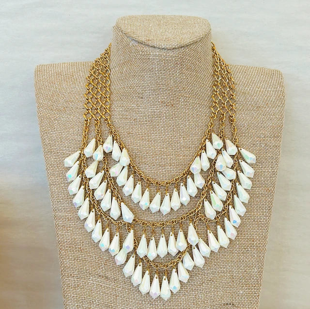 Never worn signed Kate Spade signed statement necklace.