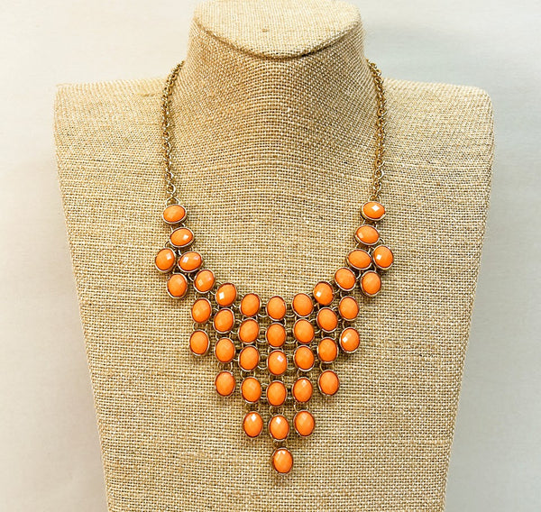 Ann Taylor statement bibb style necklace.