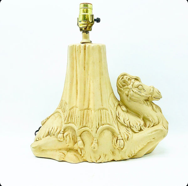 Vintage Mid-Century Camel Lamp