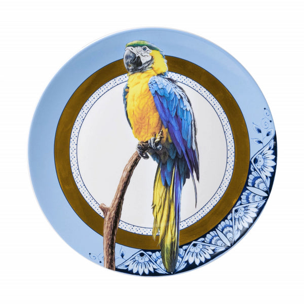 Mandala Parrot Wall Plate