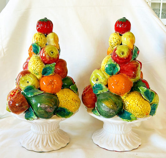 Pair of fabulous 1960s matching Italian topiaries.