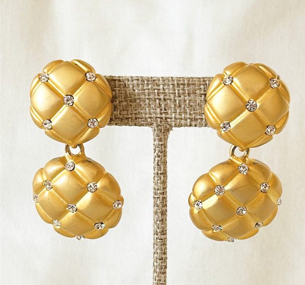 Stunning signed Vanecci signed statement earrings.