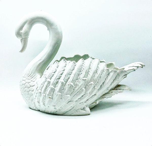 Vintage Swan Planter