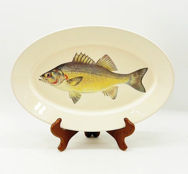 Larger oval fish serving platter