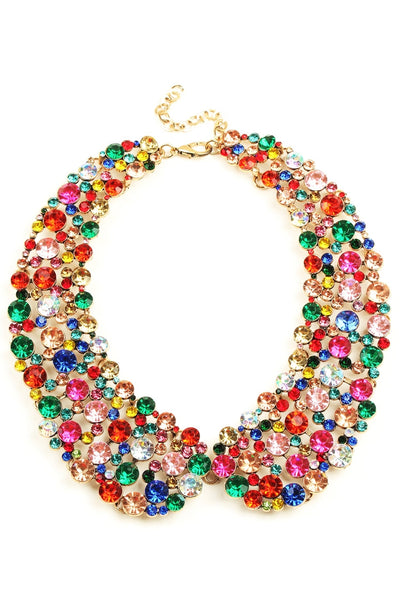 Multi Color Collar Necklace