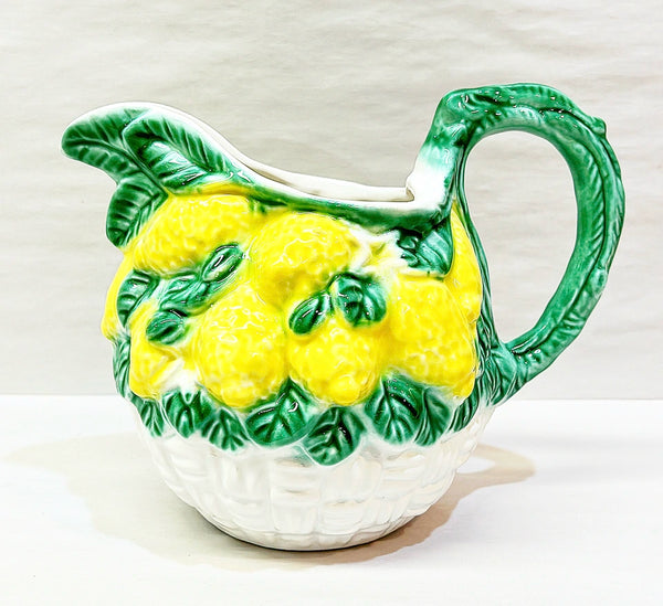 Italian vintage lemon pitcher.