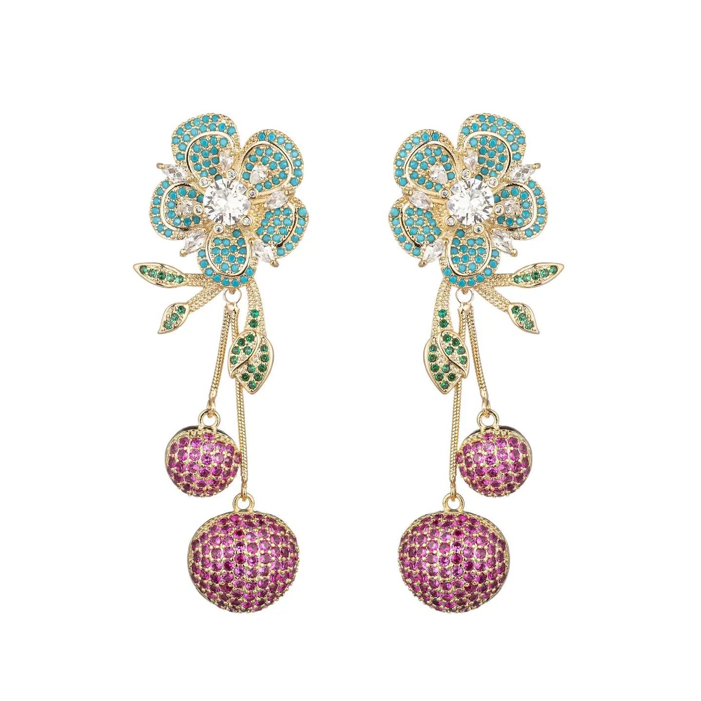 Spring Bloom Drop Earrings