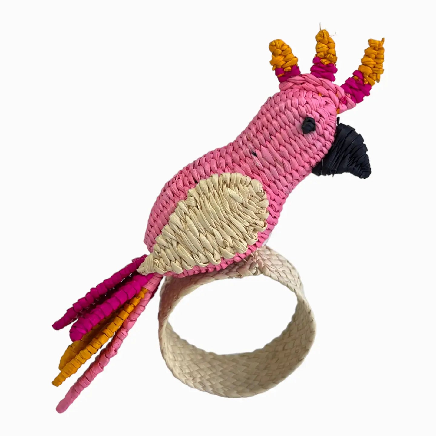 Cockatoo Napkin Ring - Set of 4