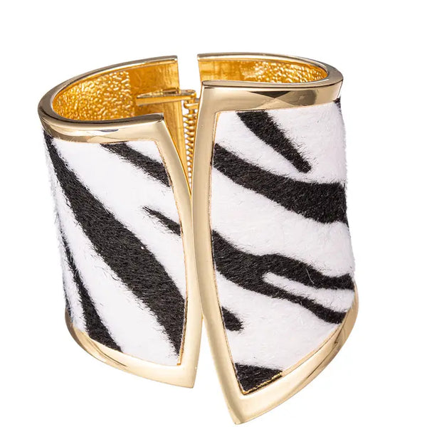 Zebra Cuff Bracelet