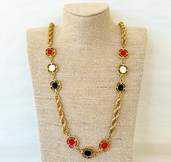 70s vintage statement necklace.