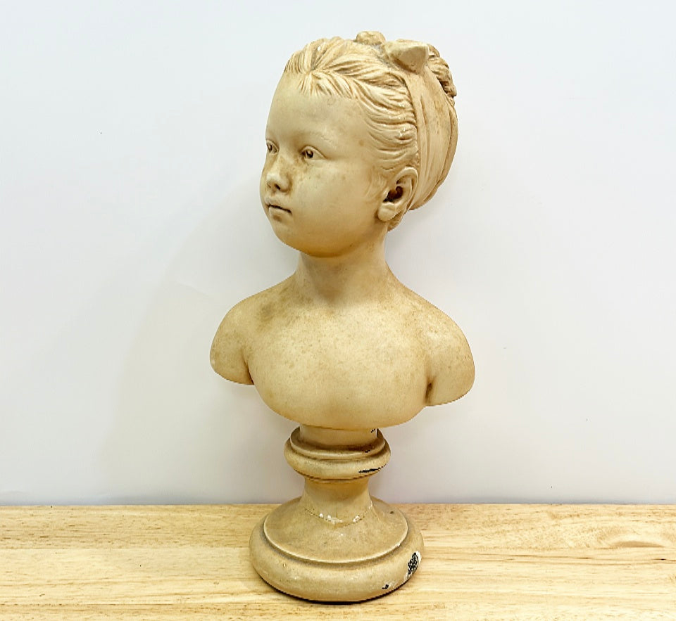 Larger size vintage girl bust.