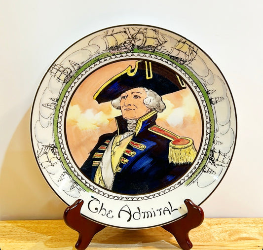 Vintage signed Royal Doulton The Admiral decorative plate